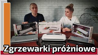 Zgrzewarki próżniowe FoodSaver FFS014x Caso VC100 Profi Cook PCVK 1080  Test porównanie pracy [upl. by Yelsel]