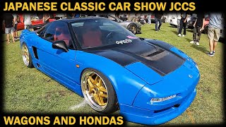 JCCS JAPANESE CLASSIC CAR SHOW 2023  WAGONS AND HONDAS [upl. by Aziram663]