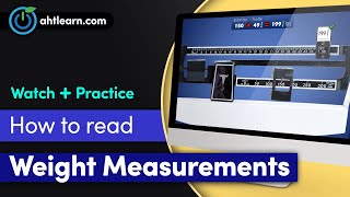 LearningTools Reading Weight Measurements on a Physician Mechanical Beam Scale [upl. by Mellette]