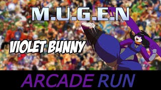 MUGEN Kazecats Violet Arcade Run [upl. by Uticas]