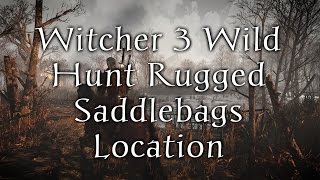 Witcher 3 Wild Hunt Rugged Saddlebags Location [upl. by Nnyleitak]