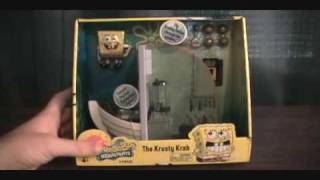 Spongebob Squarepants Krusty Krab playset review [upl. by Hamitaf667]