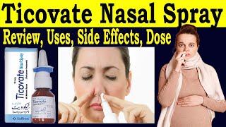 Review Ticovate Nasal Spray Uses  Fluticasone propionate Nasal Spray Uses Side Effects Dose [upl. by Nyrmac]