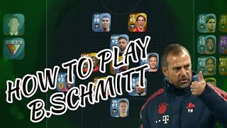 How To Play BSchmitt With New 4312 Formation🔥 Online Match  PES 21 MOBILE [upl. by Ogawa]