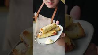 Easy Air Fryer Spring Roll Recipe shorts [upl. by Gradeigh]