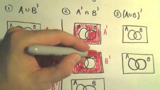 Venn Diagrams Shading Regions for Two Sets [upl. by Edie]