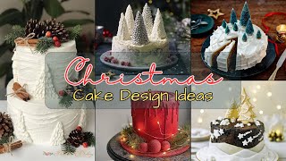 CHRISTMAS CAKE DESIGN IDEAS  WINTER CHRISTMAS CAKE  PICTURESistic [upl. by Nalra778]