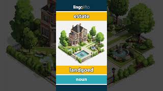 🇬🇧🇳🇱 estate  landgoed  vocabulary builder  learn English  laten we Engels leren [upl. by Emelen]