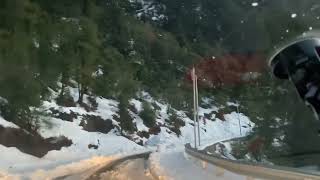 Recent Snowfall Jan 2024 in mussoorie and Chakrata Uttarakhand [upl. by Lauter]