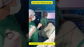 Hysteroscopy procedure before Embryo Transfer in IVF by Dr Rakshita Malik ivfspecialist doctor [upl. by Ezmeralda]