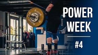 POWER WEEK 4  190x3 BENCH PRESS [upl. by Ardeid]