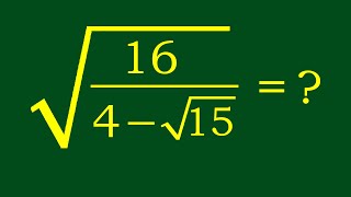 A Nice Algebra Problem  Math Olympiad  Square Root [upl. by Akiem]