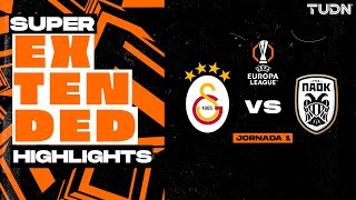 SUPER EXTENDED HIGHLIGHTS  Galatasaray vs PAOK  UEFA Europa League 2024  J1 [upl. by Seys]