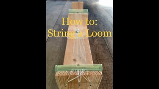 How to String a Loom Beading Series [upl. by Held]