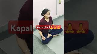 kapalbhatishort  video by jyotishna [upl. by Eardnoed]