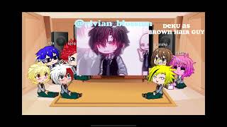 mha react to deku as random gacha tiktok [upl. by Marylou386]