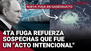 CUARTA FUGA en GASODUCTO Rusia acusa a EEUU pero Washington califica insinuación de quotridículaquot [upl. by Winifield848]