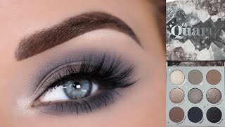 NEW ColourPop Of Quartz Palette  Cool Toned Gray Eyeshadow Tutorial [upl. by Aeneas218]