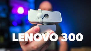 Lenovo 300 FHD Webcam  Unboxing Installation Setup amp Review [upl. by Nojid628]