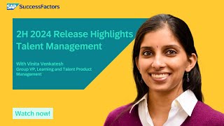 Talent management  SAP SuccessFactors 2H 2024 Release Highlights [upl. by Millan]