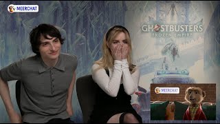 Meerchat Aleksandr meets Ghostbusters Finn Wolfhard amp McKenna Grace │ Compare the Market [upl. by Assirec]