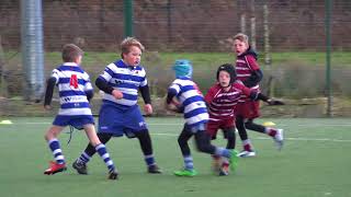 Sale Sharks U9 Rugby Tournament Wirral Warriors v Ruthin  25th Nov 2017 [upl. by Lacy]