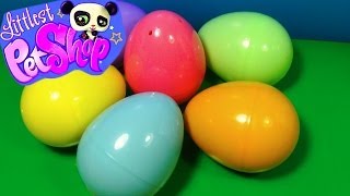 6 Littlest Pet Shop surprise eggs LPS surprise eggs Each egg holds a different lovable pet [upl. by Ahtnamys]