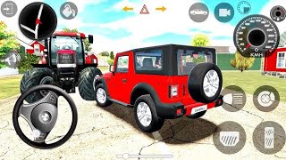 Dollar Song Modified 🥶 Mahindra Red Thar  Indian Car Simulatior 3D  Car Wala Game  Part 96 [upl. by Kaule602]