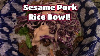 Sesame Pork Rice Bowls By Everyplate 🍽 [upl. by Letsirc]