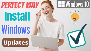 How to Install Windows 10 Updates Manually  Windows 10 Updates 2024 [upl. by Yenttihw295]