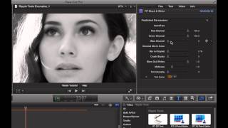 Final Cut Pro X Black amp White [upl. by Adeuga]