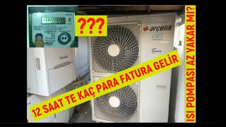 ısı pompası ne kadar elektrik yakar [upl. by Paulina]