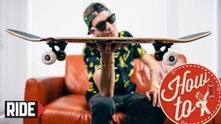 HowTo Skateboarding Build  Assemble a Skateboard with Spencer Nuzzi [upl. by Llertram]