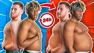 SIDEMEN MOST WEIGHT GAINED IN 24 HOURS CHALLENGE [upl. by Vod]