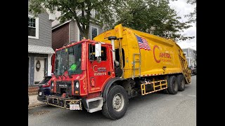 Capitol Waste Services Mack MR Mcneilus 221 [upl. by Nireil]