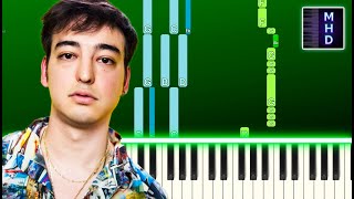 Joji  NITROUS Piano Tutorial Easy [upl. by Asilaj]