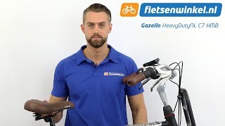 Gazelle HeavyDuty NL C7 HMB Review  Ebike [upl. by Annavoeg]