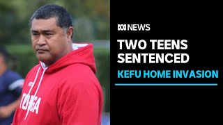 Boys sentenced after Toutai Kefus home was broken into  ABC News [upl. by Ahsimed]