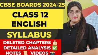 Class 12 english syllabus 202425Cbse class 12 english syllabus 202425Cbse syllabus 202425 [upl. by Agathe]