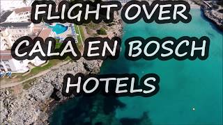 MENORCA AREAL FOOTAGE OF HOTELS CALAN BOSCH [upl. by Nairot]