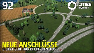 30m hohe Brücke und viele neue Verbindungen in Cities Skylines 2  Seaside 92 [upl. by Winton792]