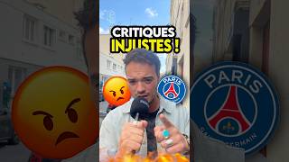 💥Mon coup de gueule contre les CRITIQUES après PSGGerone football foot shorts psg [upl. by Lynna]