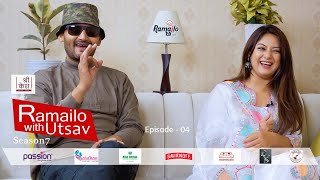 Bipin Karki amp Barsha Raut साँच्चिकै श्रीमान श्रीमती हुन्  Ramailo With Utsav Rasaili  SE7  Ep04 [upl. by Fredette]