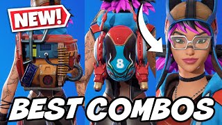 BEST COMBOS FOR NEW RENEGADE LYNX SKIN DEFAULT STYLE  Fortnite [upl. by Barbey]