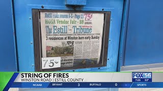 Estill County authorities investigate string of Winston Road fires [upl. by Barolet232]