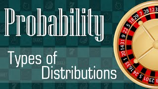 Probability Types of Distributions [upl. by Trauner211]