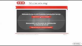 wwwhebcomsurvey HEB survey video by Surveybag [upl. by Llerraj]