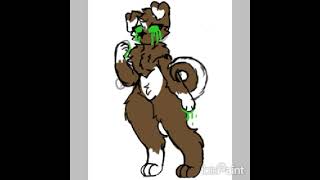 Toxie the acid husky art oc [upl. by Ytak]