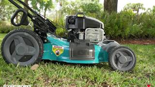 Yardworks 163cc 3in1 SelfPropelled RWD Lawn Mower 21in [upl. by Ahsoet]