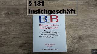 Insichgeschäft § 181 BGB [upl. by Brott]